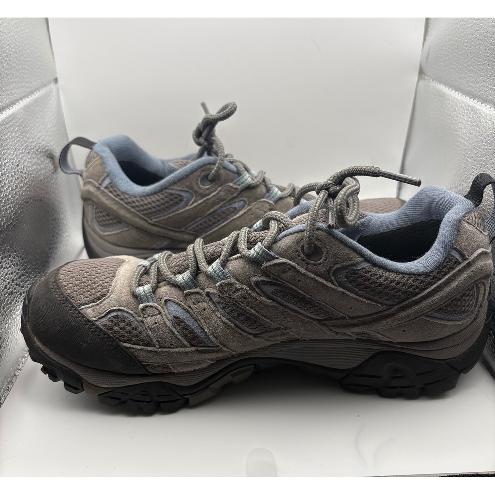 Merrell Moab 2 Waterproof Hiking Shoes Womens 9 Granite Grey J06026W Vibram - Picture 3 of 9